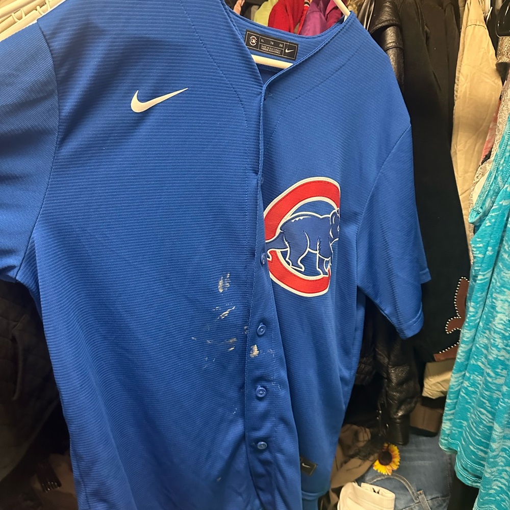 Nike Royal Blue Cubs Jersey